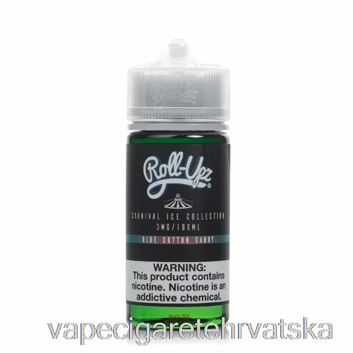 Vape Cigareta Ledeno Plava šećerna Vuna - Karneval - Sok U Kolutu Upz - 100 Ml 6 Mg